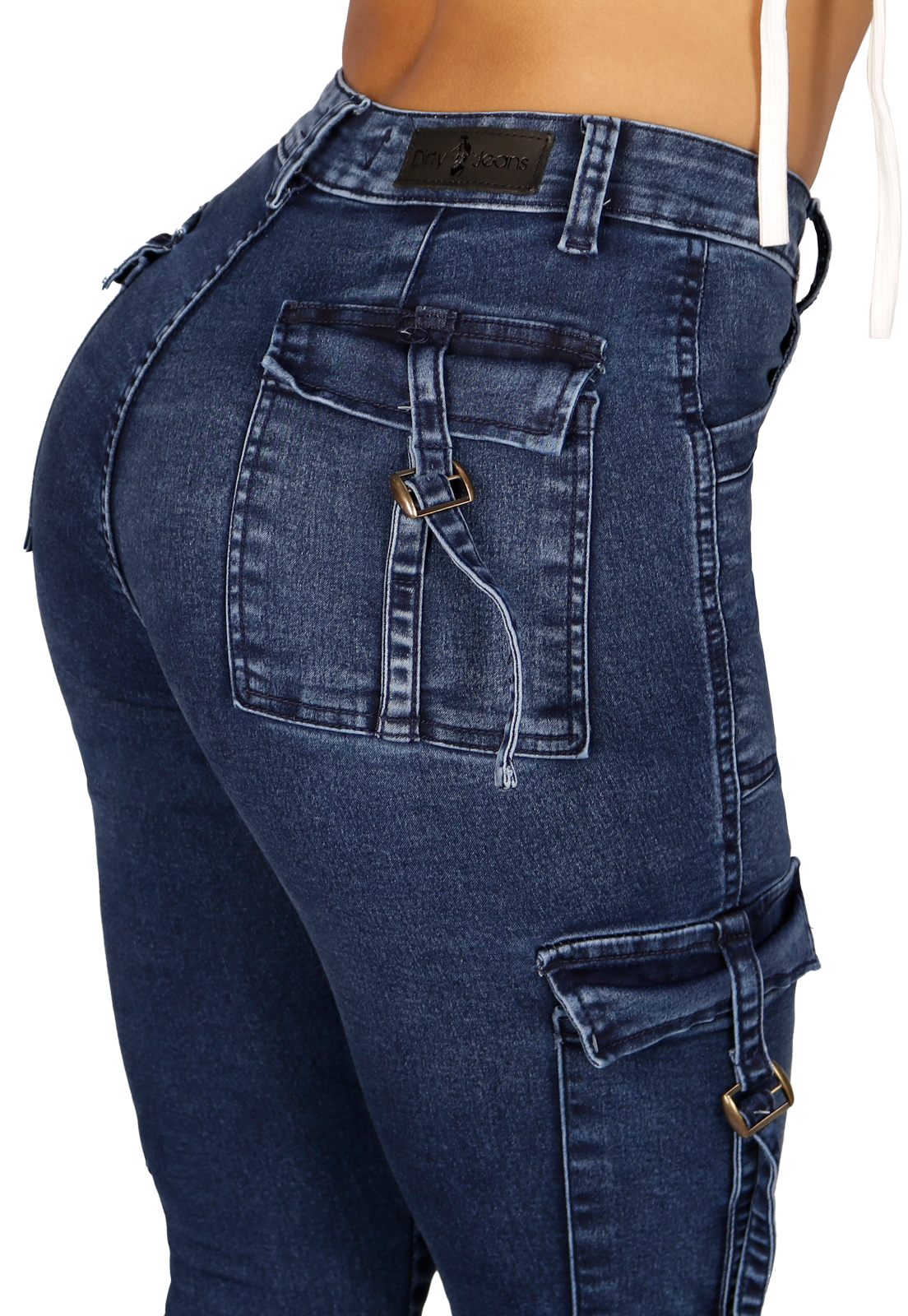 CurveTactik™ - Skini jeans Cargo Levanta Gluetos